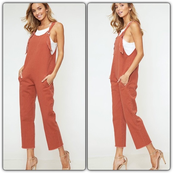 Trindy Clozet Boutique Pants - Candy's Frayed Hem Overall